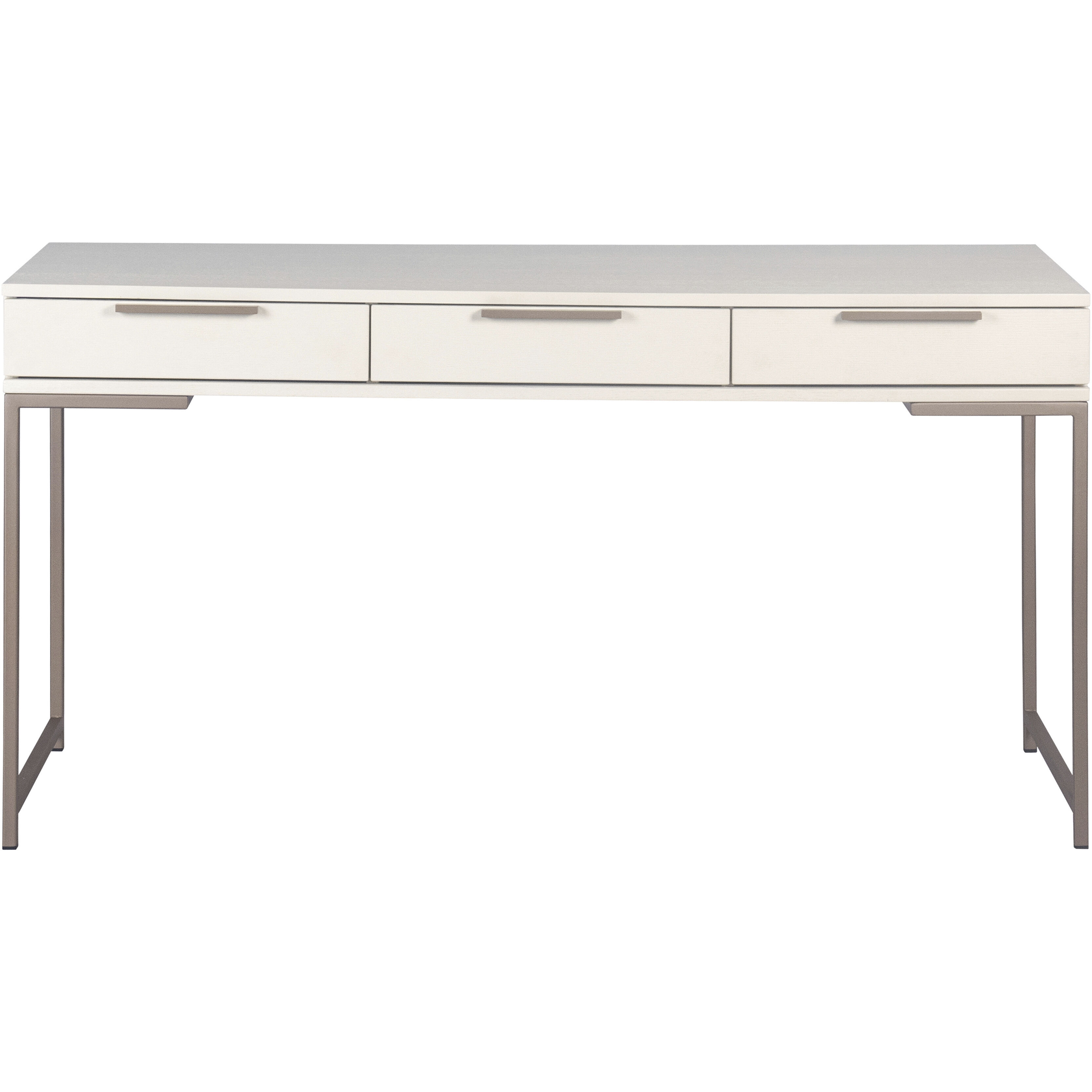 Rebel 59.25 X 23.75 inch Champagne Gold / Cream Desk